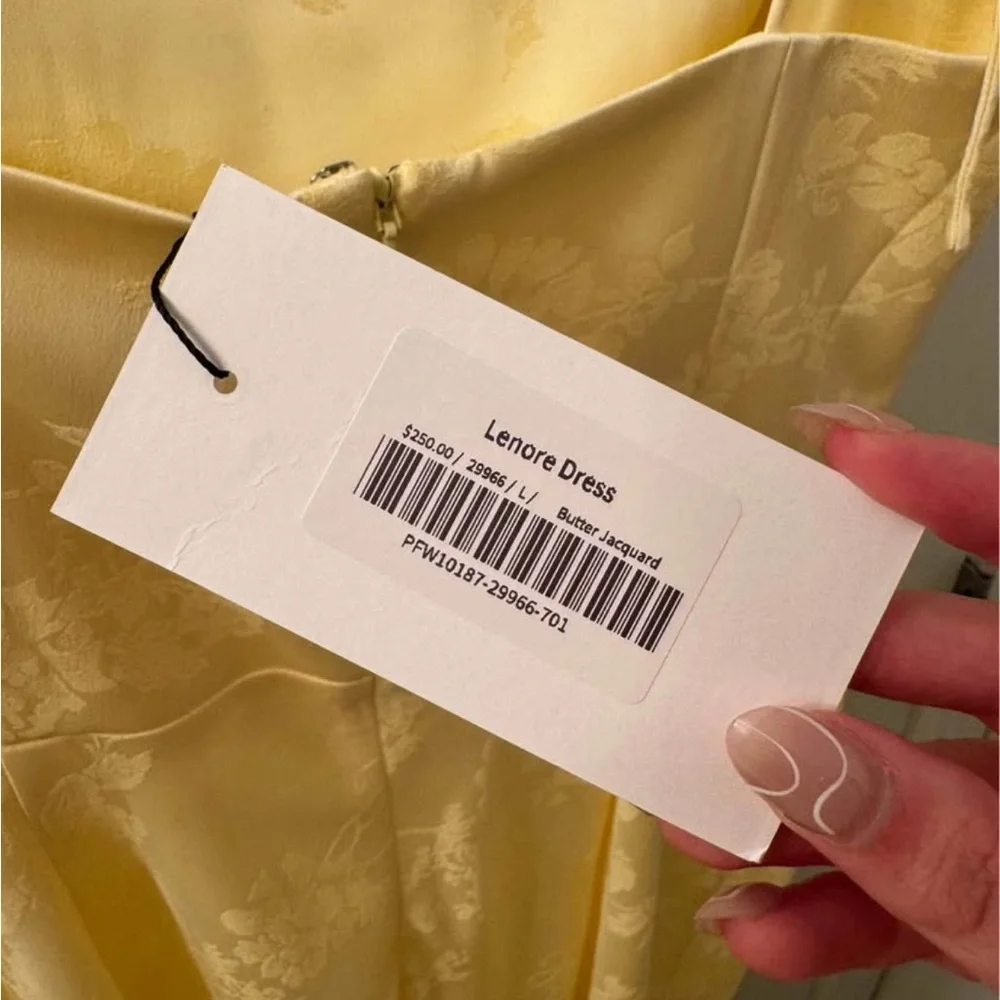 Park & Fifth Yellow Lenore Dress - Picture 3 of 5